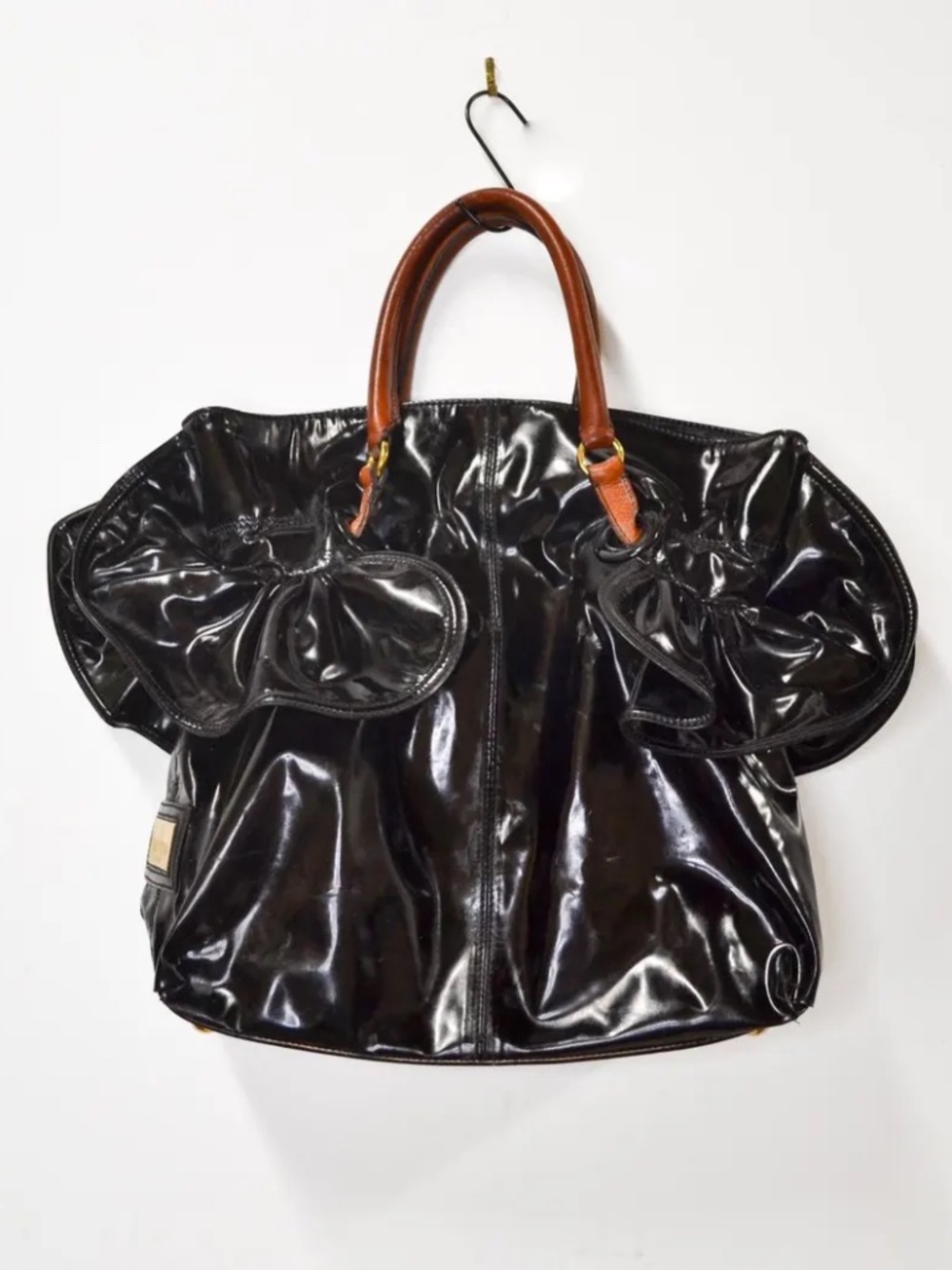 Vintage Valentino Garavani Lacca Patent Leather Tote